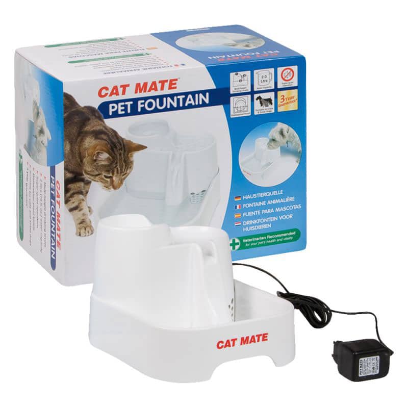 comparateur-Fontaine-à-eau-Cat-Mate-pour-chien-et-chat