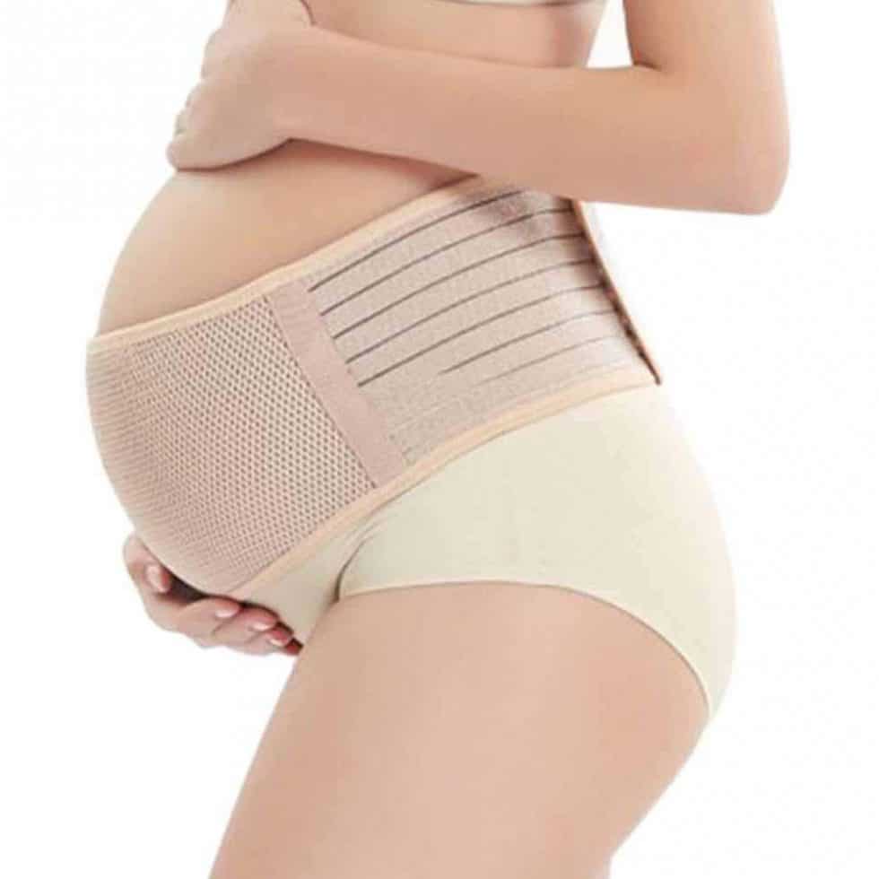Lot De 2 Bandeaux De Ventre Maternité - Sans Coutures, Extensible, Pour Soutenir Et Habiller Le Ventre